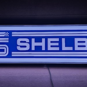 Officially Licensed Shelby LED Light Up Sign