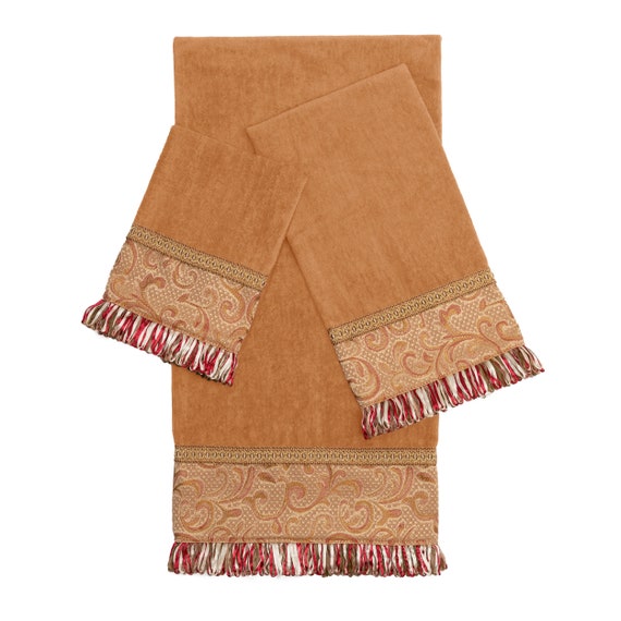 3 piece decorative towel sets