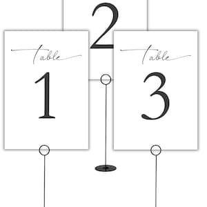 Wedding Table Numbers / Name Signs - Customised with theme