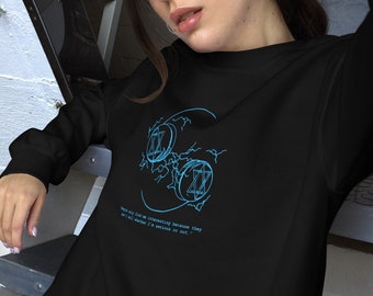 Anime Sweater | Anime Minimalist SweatShirt | Anime Merch | 90s Anime Clothing | Anime Fan Gift | Manga Fans Sweater| Anime Lovers Sweater