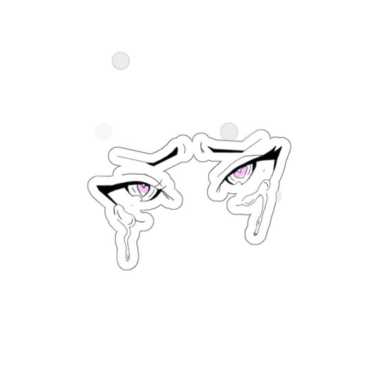how to draw girl anime eyes crying