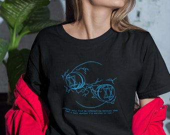 T-Shirt Anime / Camicia Minimalista Anime / Anime Merch / Abbigliamento Anime anni '90 / Anime Fan Gift / Camicia Minimal Lowkey / Anime Lovers T-Shirt