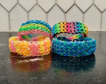 Four Layered Rainbow Loom Bracelet
