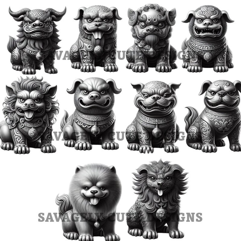 Chinese Foo Dog - Etsy