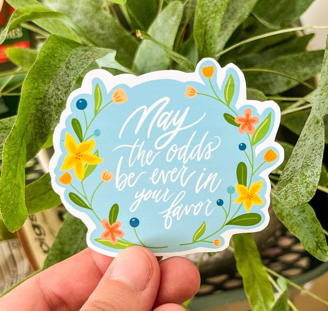 May the Odd Be Ever in Your Favour Sticker - Etsy