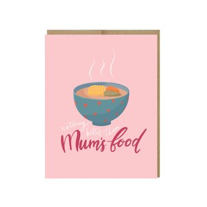 Niente di meglio della carta del cibo della mamma
