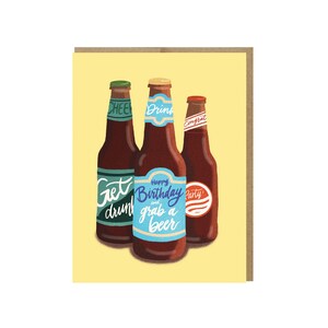 Birthday With Beer Card