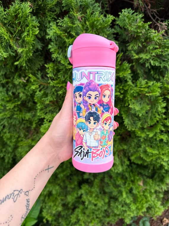 K-pop Demon Hunters Inspired Tumbler/Huntrix Tumbler/Kids Tumbler/Cute tumblers/ Kids Gifts/Personalized Tumblers/ Huntrix Saja Boys