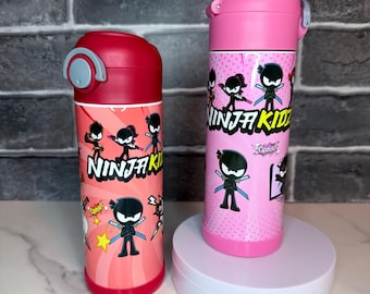 Personalized Ninja Kidz Tumbler: 12oz Kids Gift
