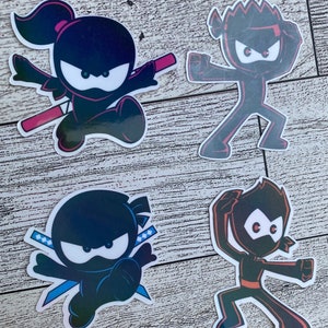 Ninja kidz stickers| Hollographic stickers| Ninja kidz||Kid’s Birthday |Stickers