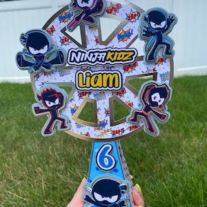 Ninja kidz favor boxes| Favor Boxes| Ninja kidz|Birthday Favors|Kid’s Birthday| Roulette Favor Boxes