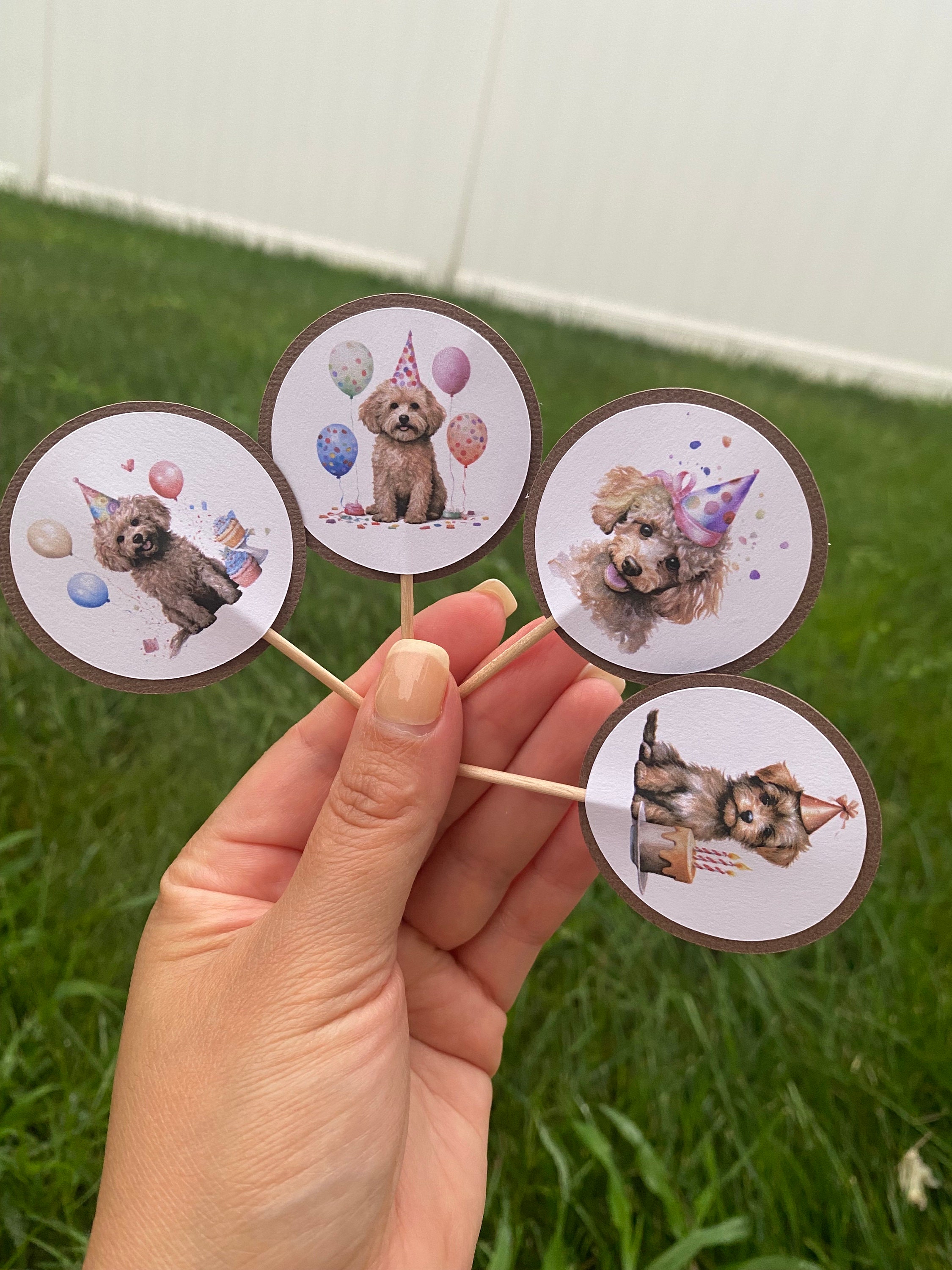 Poodle Dog Cake Toppercake Toppers Poodle Dogbirthday Topperpet’s — free download