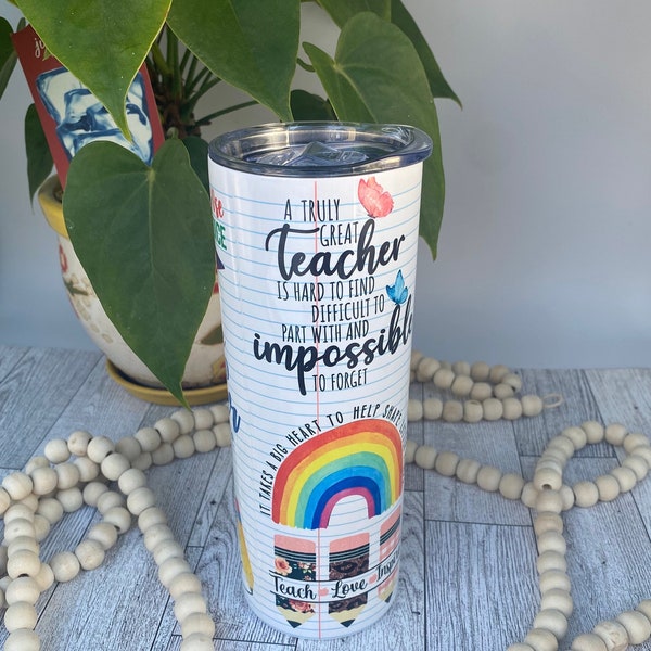 Teacher Tumbler Ideas Etsy