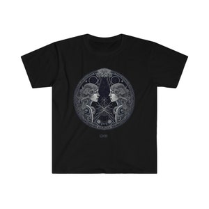 Zodiac Gemini T shirt Horoscope Sign Astrology Shirt Unisex Softstyle T-Shirt