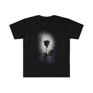 Gothic Black Rose T-shirt