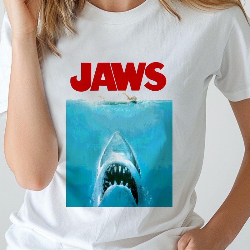 Junk Food - Unisex Jaws Movie Poster Sweatshirt