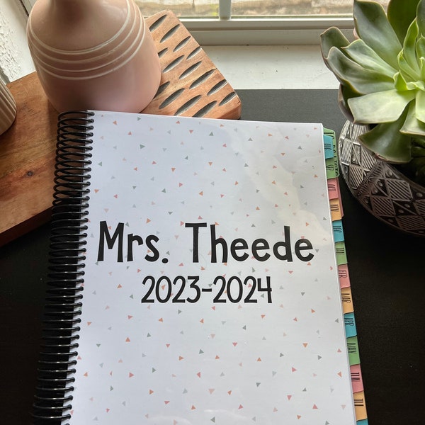 Fully Customizable Teacher Planner!! 2024-2025 School Year