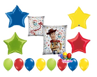 Woody Birthday Balloons Deluxe Set, Toy Story Woody Globos Fiesta Decoraciones, Toy Story Woody Party Balloons, Forky Balloons