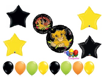 Simba Lion King Balloons Deluxe Set, Simba Baby Shower Balloon Decorations, Lion King Birthday Balloons, Lion King Baby Shower Balloons