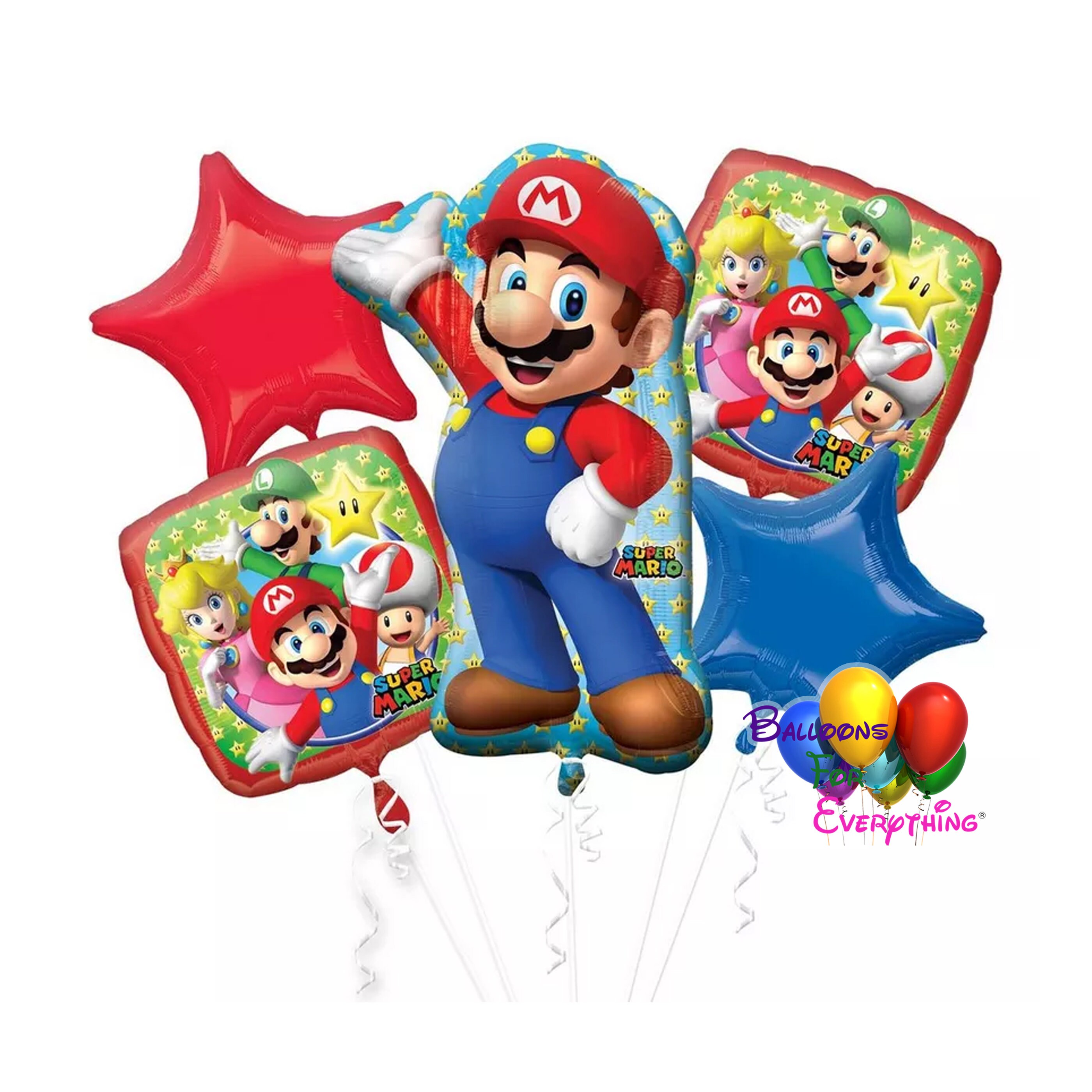 Guirnalda Feliz cumpleaños Happy Birthday Super Mario - Tienda online