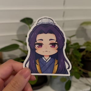 Jinshi Aufkleber | Wasserdichter Aufkleber, Laptop Aufkleber, Wasserflasche Aufkleber, Chibi Anime Aufkleber, Apotheker Anime Prinz
