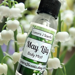 May Lily Body Mist, Body Spray, Lily of the Valley Fragrance Mist