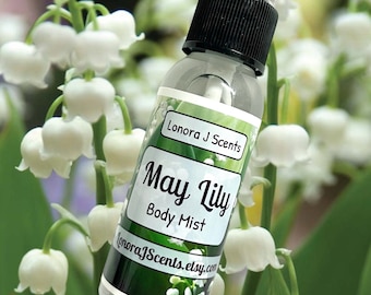 May Lily, Lily of the Valley Body Mist, Floral Fragrance Spray