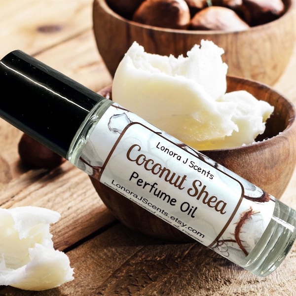 Coconut Shea Roll On Perfume Oil, Perfume Oil Roll On, Perfume Roll On, Roll On Fragrance