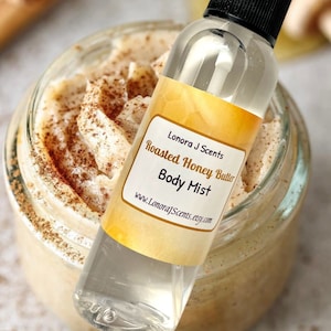 Roasted Honey Butter Body Mist, Body Spray, Fragrance Mist