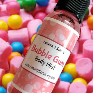 Bubble Gum Body Mist, Body Spray, Fragrance Mist