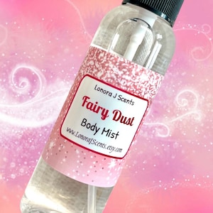 Fairy Dust Body Spray, Body Mist, Fragrance Mist, Body Splash, Perfume Spray