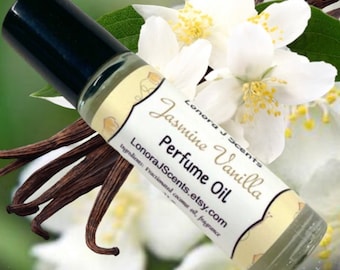 Jasmine Vanilla Perfume Oil Roll On Fragrance