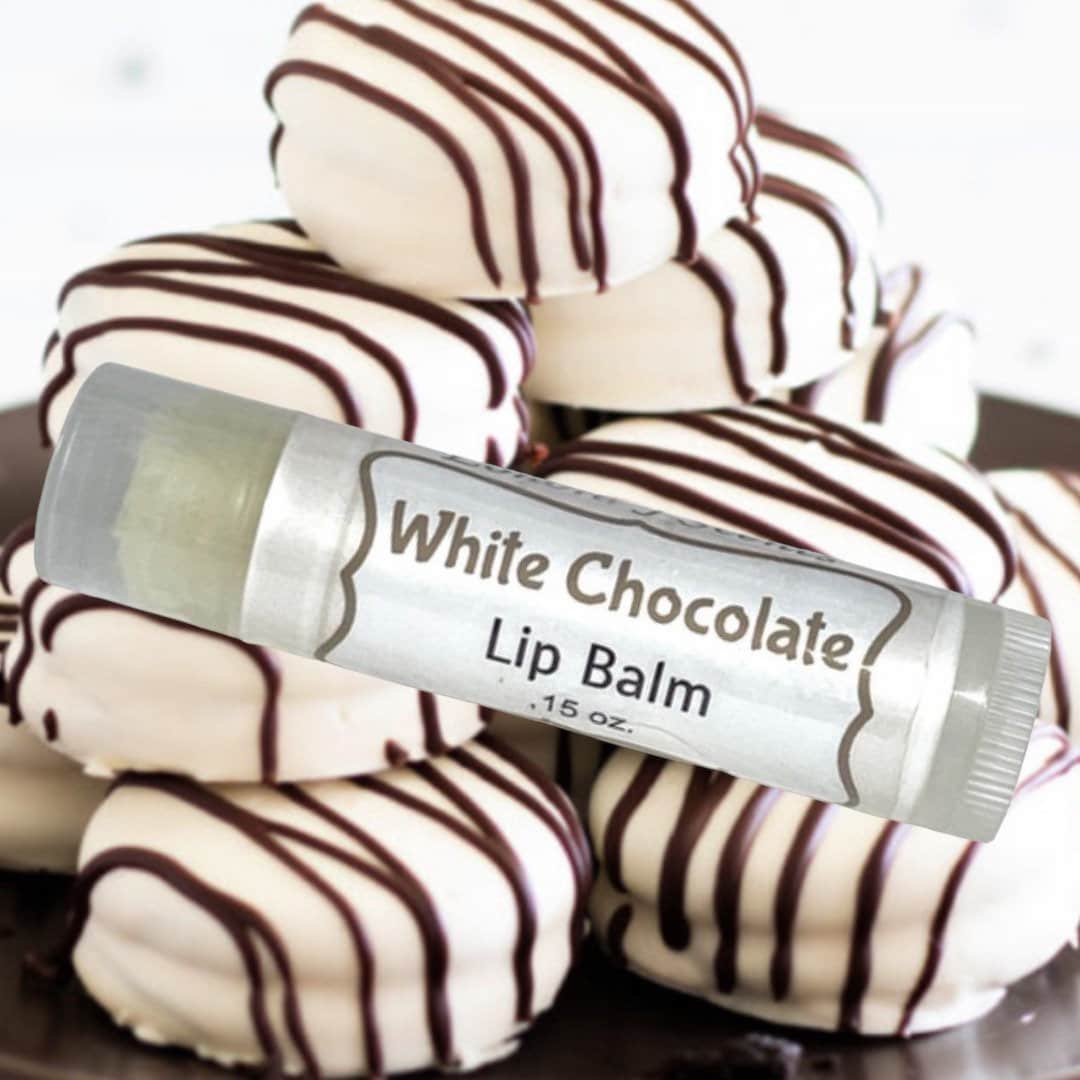 White Chocolate Lip Balm, Flavored Lip Balm, White Chocolate Chapstick