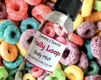 Fruity Loops Scented Body Mist, Cereal Fragrance Spray