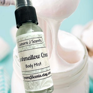 Marshmallow Cream Body Mist, Body Spray, Fragrance Mist, Perfume Spray