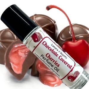 Chocolate Covered Cherries Perfume Oil, Perfume Oil Roll On, Roll On Perfume, Roll On Fragrance