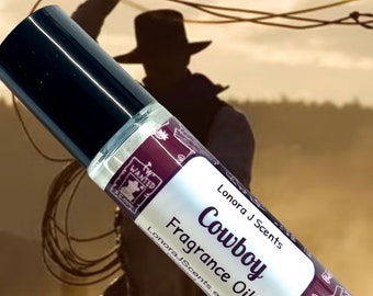 Cowboy Perfume Oil, Perfume Oil Roll On, Roll On for Men, Roll On Fragrance,  Men's Fragrance Oil