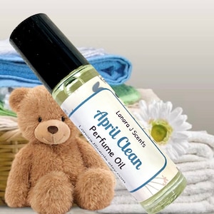April Clean Roll On Perfume Oil, Perfume Oil Roll On, Perfume Roll On, Roll On Fragrance