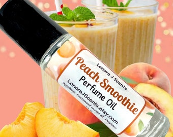 Peach Smoothie Roll On Perfume Oil, Perfume Oil Roll On, Perfume Roll On, Roll On Fragrance