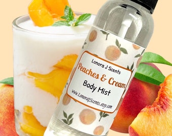 Peaches and Cream Body Mist, Fragrance Spray