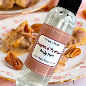 Sugared Pralines Body Spray, Body Mist, Fragrance Mist, Body Splash, Perfume Spray