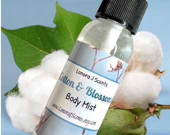 Cotton Blossom Type Body Mist, Floral Perfume Spray