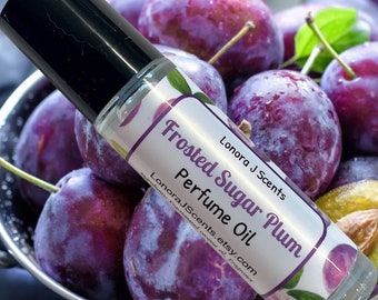 Frosted Sugar Plum Perfume Oil, Perfume Oil Roll On, Perfume Roll On, Roll On Fragrance