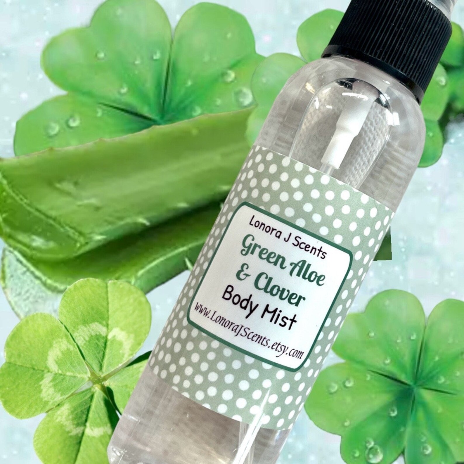 Green Aloe & Clover Body Mist Fragrance Spray - Etsy