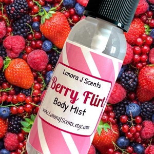 Berry Flirt Body Spray, Body Mist, Fruity Fragrance Mist