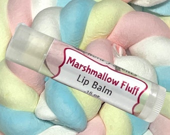 Marshmallow Fluff Flavored Lip Balm, Natural Moisturizer