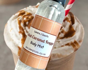 Salted Caramel Frappe Body Spray, Body Mist, Fragrance Mist, Body Splash, Perfume Spray