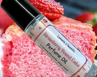 Strawberry Pound Cake Perfume Oil, Perfume Oil Roll On, Perfume Roll On, Roll On Fragrance
