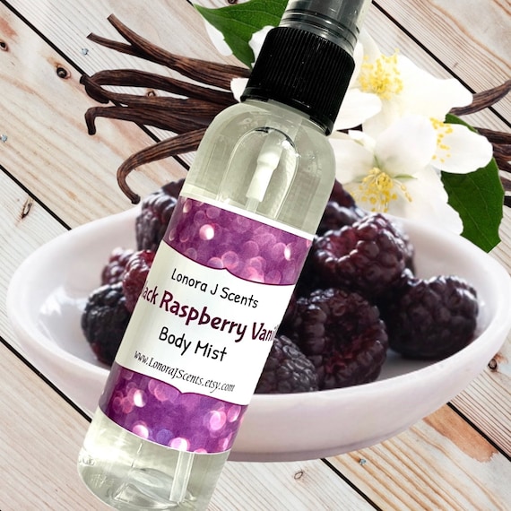 Black Raspberry Vanilla Body Spray, Body Mist, Fragrance Mist