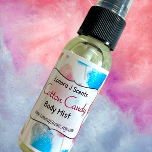 Cotton Candy Body Mist, Body Spray, Fragrance Mist, Floral Fragrance